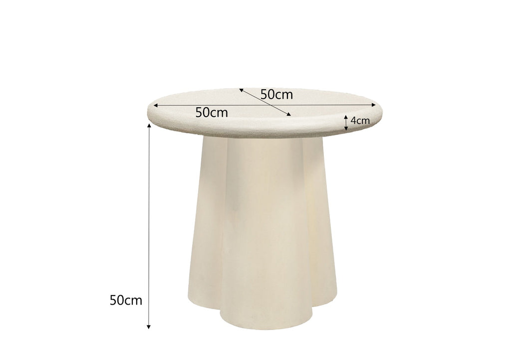Brix Salontafel Beton Beige 50 cm-Salontafels-Livingfurn