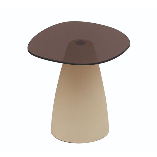 Brix Salontafel Glas Beige 43 cm 43x50x40 cm-Salontafels-Livingfurn