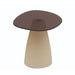 Brix Salontafel Glas Beige 43 cm-Salontafels-Livingfurn