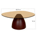 Brix Salontafel Glas Rood 76 cm-Salontafels-Livingfurn