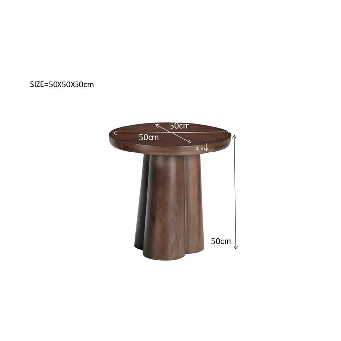 Brix Salontafel Mangohout Bruin 50 cm-Salontafels-Livingfurn