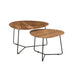 Brix Salontafel Mangohout Bruin 70 cm - Bruin - 13596-Salontafels-Livingfurn