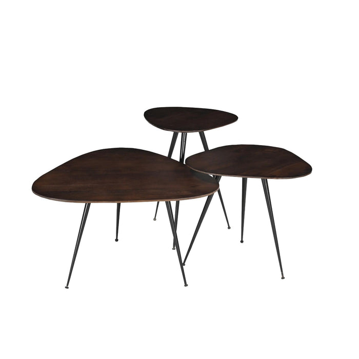Brix Salontafel Mangohout Bruin 70 cm-Salontafels-Livingfurn