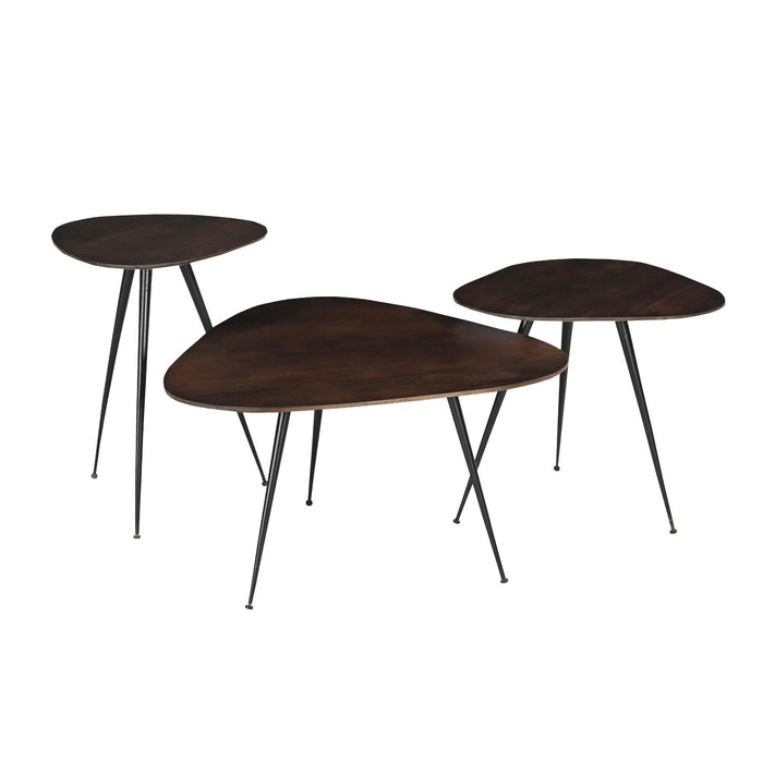 Brix Salontafel Mangohout Bruin 70 cm-Salontafels-Livingfurn