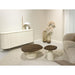 Brix Salontafel Mangohout Crème wit 43 cm-Salontafels-Livingfurn