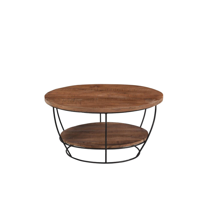 Brix Salontafel Mangohout Naturel hout 65 cm-Salontafels-Livingfurn