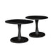 Brix Salontafel Mangohout Zwart 50 cm-Salontafels-Livingfurn