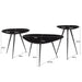Brix Salontafel Mangohout Zwart 70 cm - Zwart-Salontafels-Livingfurn