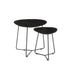 Brix Salontafel Mangohout Zwart 70 cm - Zwart-Salontafels-Livingfurn