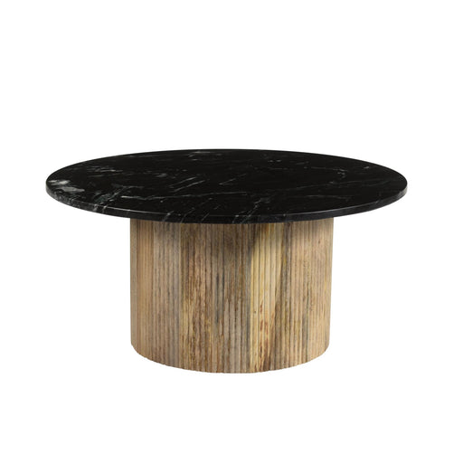 Brix Salontafel Marmer Zwart 70 cm-Salontafels-Livingfurn