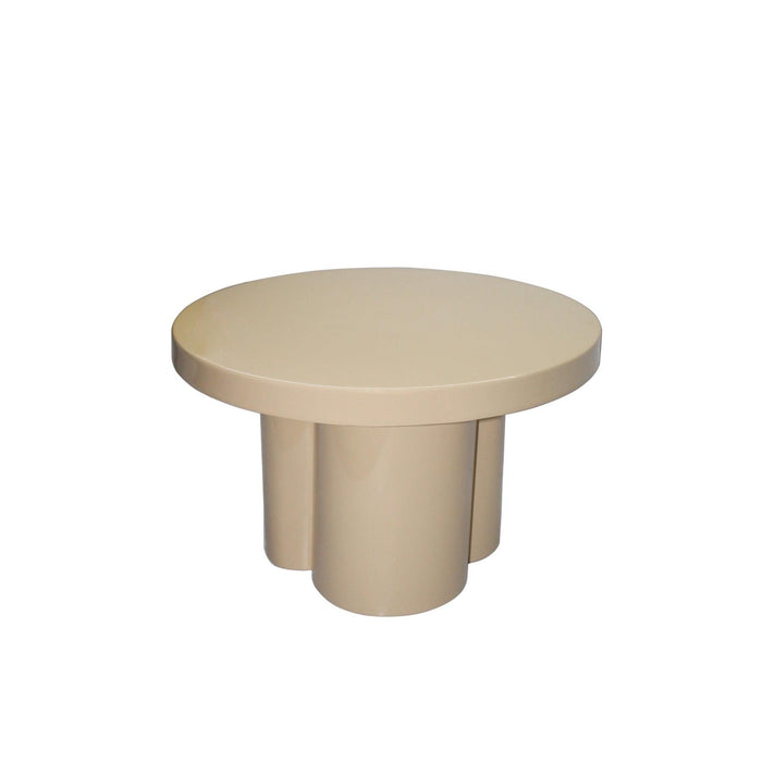Brix Salontafel Metaal Beige 56 cm-Salontafels-Livingfurn