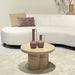 Brix Salontafel Metaal Beige 56 cm-Salontafels-Livingfurn