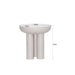 Brix Salontafel Metaal Wit 43 cm-Salontafels-Livingfurn