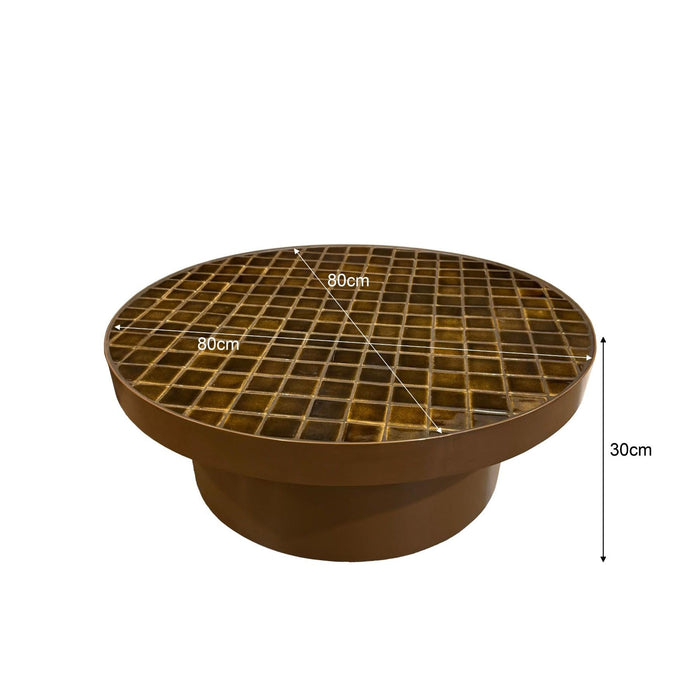 Brix Tylo Brown 80cm-Salontafels-Livingfurn