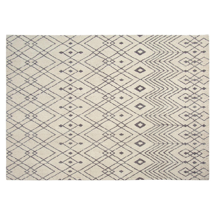 Brix Vloerkleed Katoen Beige 170x240 cm-Rechthoekige vloerkleden-Livingfurn
