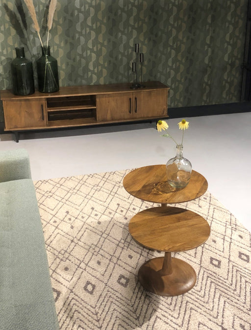 Brix Vloerkleed Katoen Beige 200x290 cm-Rechthoekige vloerkleden-Livingfurn