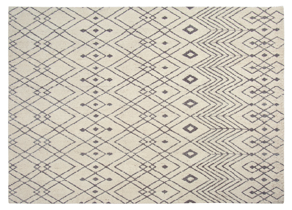 Brix Vloerkleed Katoen Beige 200x290 cm-Rechthoekige vloerkleden-Livingfurn