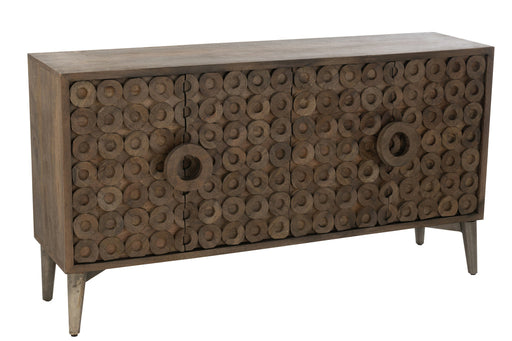 Buffet 4 deuren mangohout/mdf bruin-Opbergkasten-J-Line