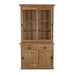 Buffetkast - 120x50x215 - Naturel - Teak/glas-Opbergkasten-HSM Collection