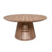 Buitentafel Cindo Teakhout Naturel hout 120 cm 120x120x75 cm-Tuinmeubels-Livingfurn