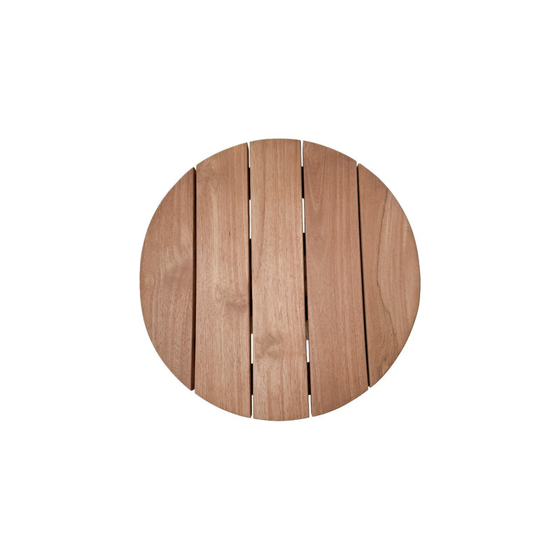 Buitentafel Cindo Teakhout Naturel hout 50 cm 50x50x40 cm-Tuinmeubels-Livingfurn