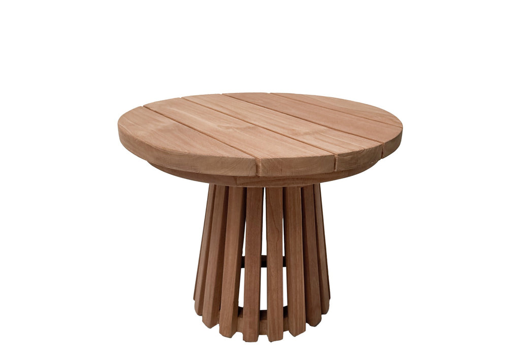 Buitentafel Cindo Teakhout Naturel hout 50 cm-Buitentafels-Livingfurn