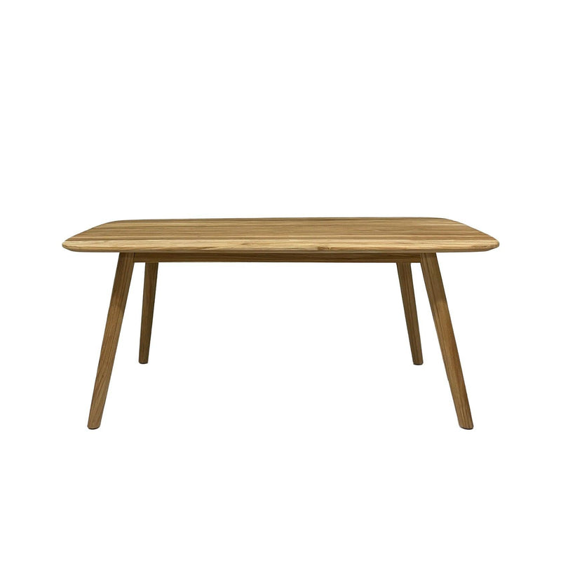 Buitentafel Lugano Teakhout Naturel hout 100x180 cm-Tuinmeubels-Livingfurn