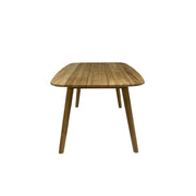 Buitentafel Lugano Teakhout Naturel hout 100x180 cm-Tuinmeubels-Livingfurn