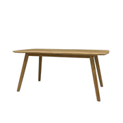 Buitentafel Lugano Teakhout Naturel hout 100x180 cm-Tuinmeubels-Livingfurn