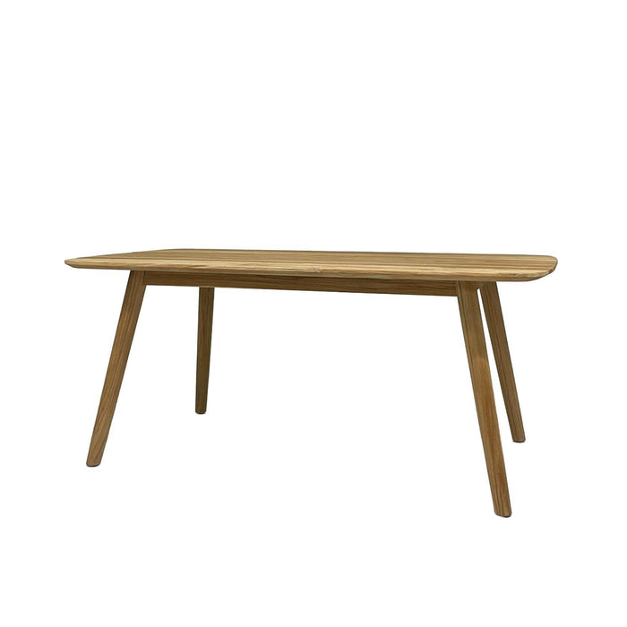 Buitentafel Lugano Teakhout Naturel hout 100x180 cm-Tuinmeubels-Livingfurn