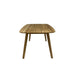 Buitentafel Lugano Teakhout Naturel hout 100x240 cm-Tuinmeubels-Livingfurn