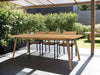 Buitentafel Lugano Teakhout Naturel hout 180x100 cm-Buitentafels-Livingfurn
