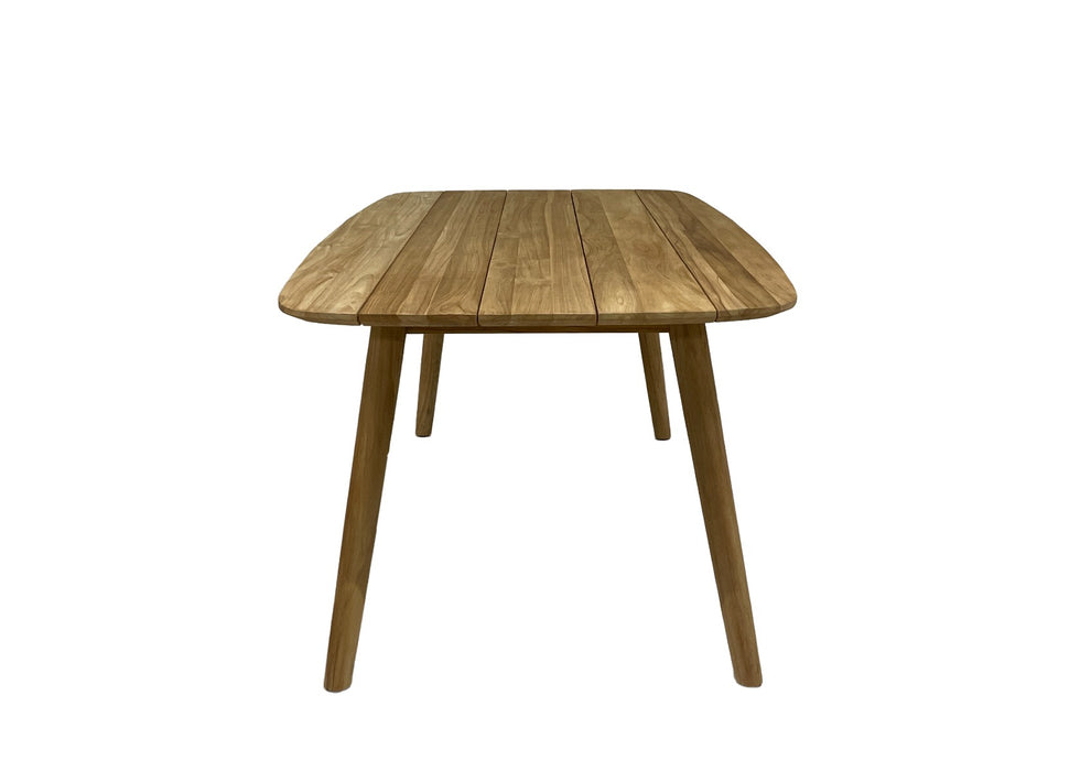 Buitentafel Lugano Teakhout Naturel hout 240x100 cm-Buitentafels-Livingfurn