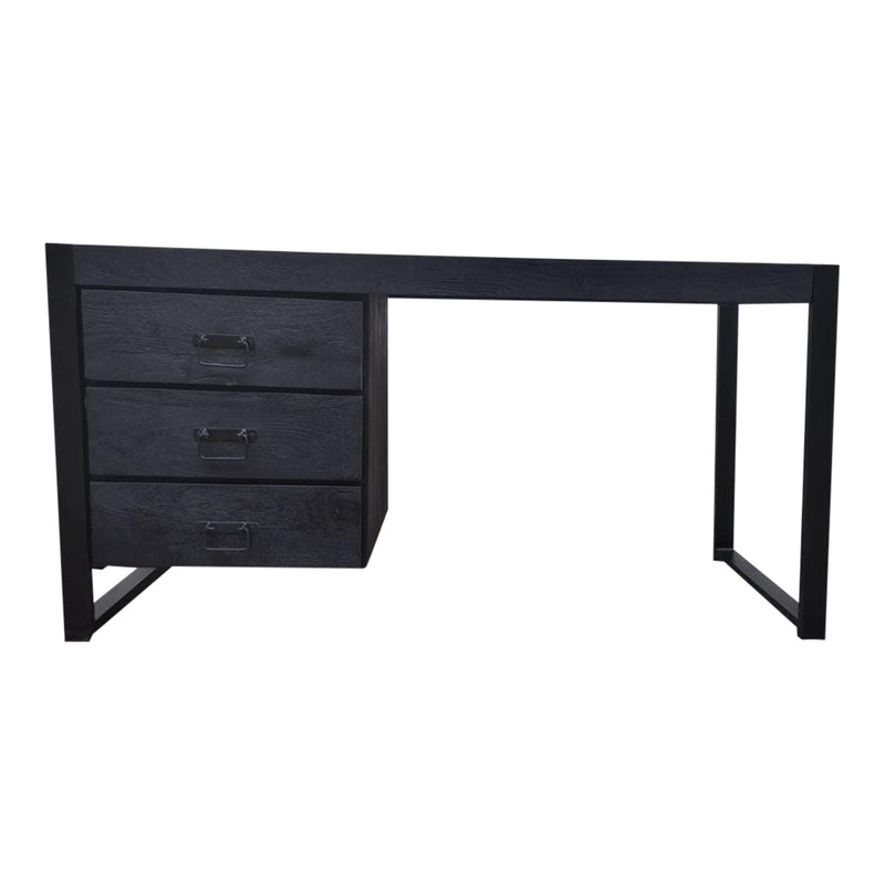 Bureau Boaz Zwart 145x58x74 cm-Bureaus-Starfurn
