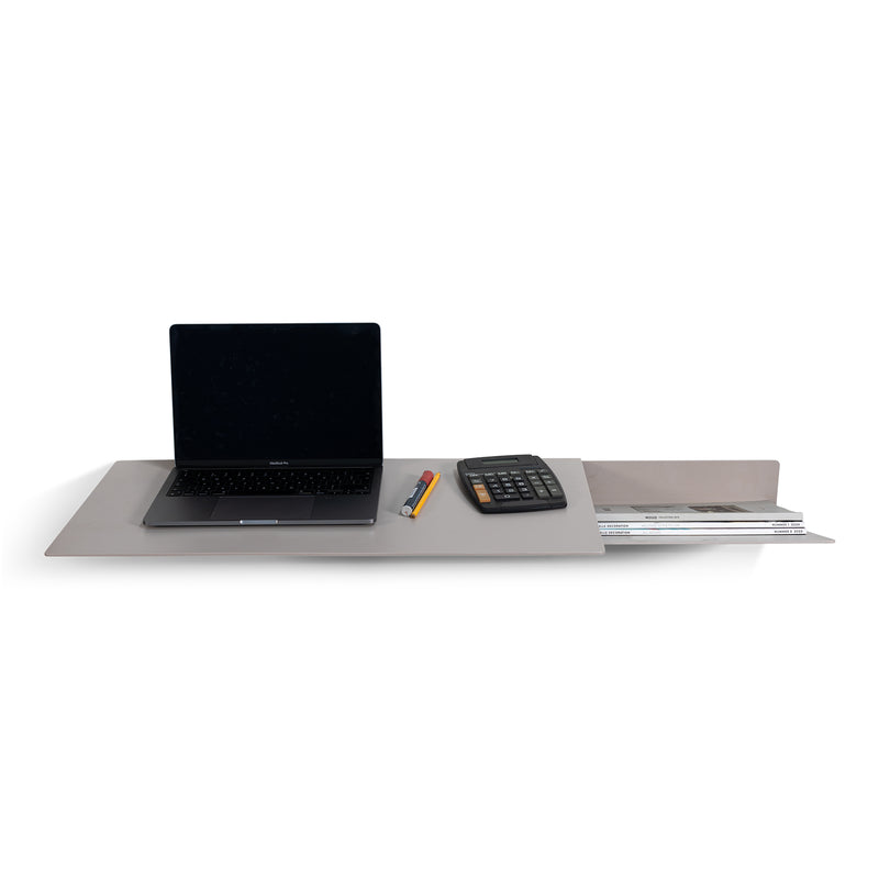Bureau DRIFT Staal Silky Taupe 100x35x10.5cm Spinder Design-Bureaus-Spinder