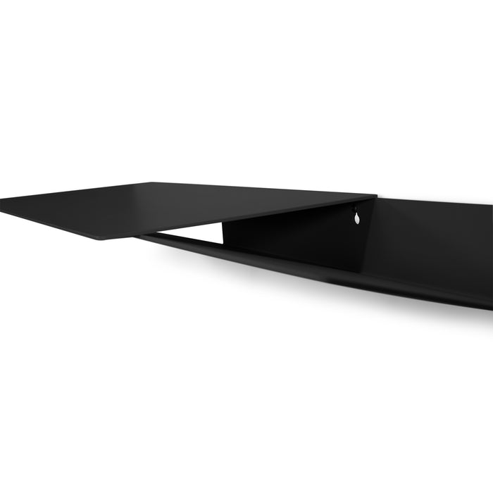 Bureau DRIFT Staal Zwart 100x35x10.5cm Spinder Design-Bijzettafels-Spinder