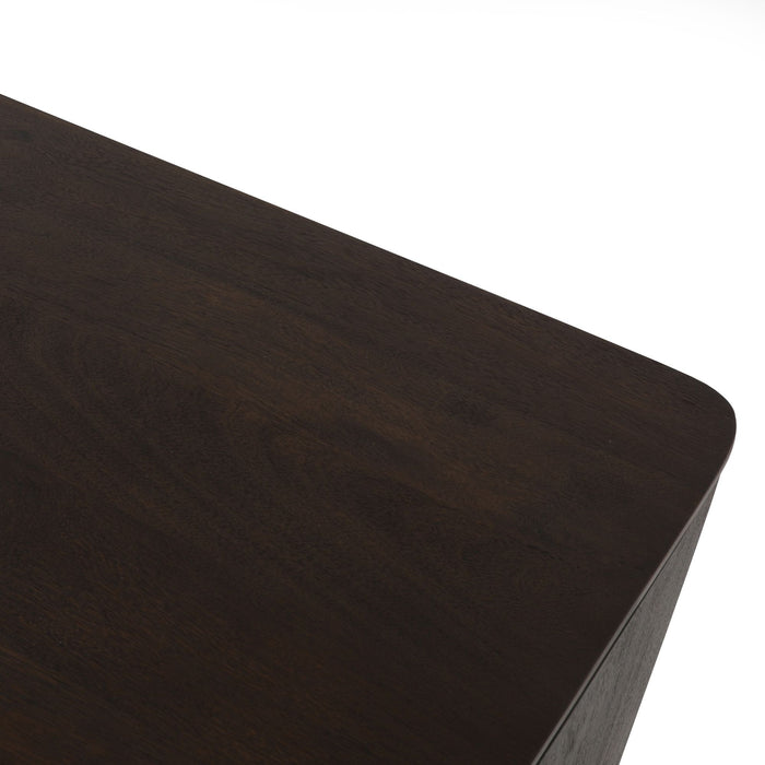 Bureau Dallas Bruin Mangohout 130 cm