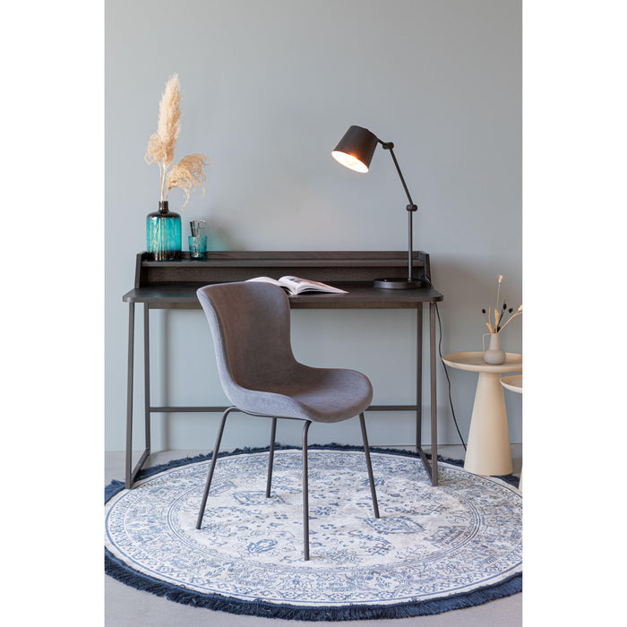 Bureau Giorgio Eikenfineer Zwart 120x60 cm-Bureaus-Creating Home