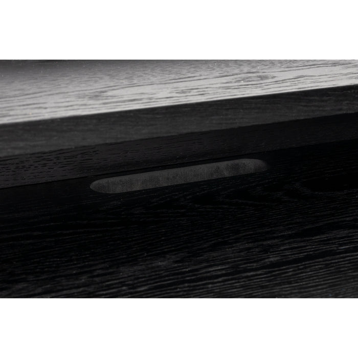 Bureau Giorgio Eikenfineer Zwart 120x60 cm-Bureaus-Creating Home