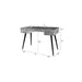Bureau Leo Teak Hout Zwart 113x55.5 cm-Bureaus-Creating Home
