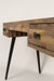 Bureau Leo Teak Hout Zwart 113x55.5 cm-Bureaus-Creating Home
