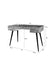 Bureau Leo Teak Hout Zwart 113x55.5 cm-Bureaus-Creating Home