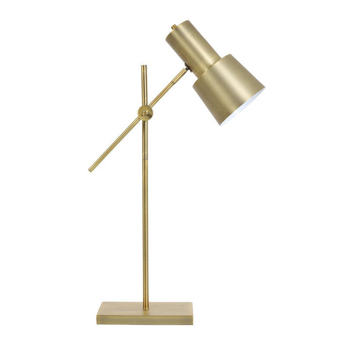 Bureaulamp 25x15x68-82 cm PRESTON antieke brons-Tafellampen-Light & Living