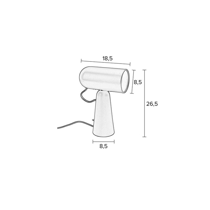 Bureaulamp Vesper Beige-Tafellampen-Creating Home