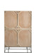 Cabinet 3Doors+4Drawers Woven Reed Mango Wood Natural-Opbergkasten-J-Line