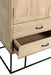 Cabinet 3Doors+4Drawers Woven Reed Mango Wood Natural-Opbergkasten-J-Line