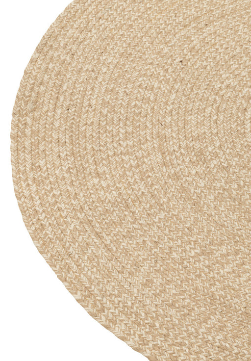 Carpet Miami Outdoor Poly Natural/White Medium-Ronde vloerkleden-J-Line