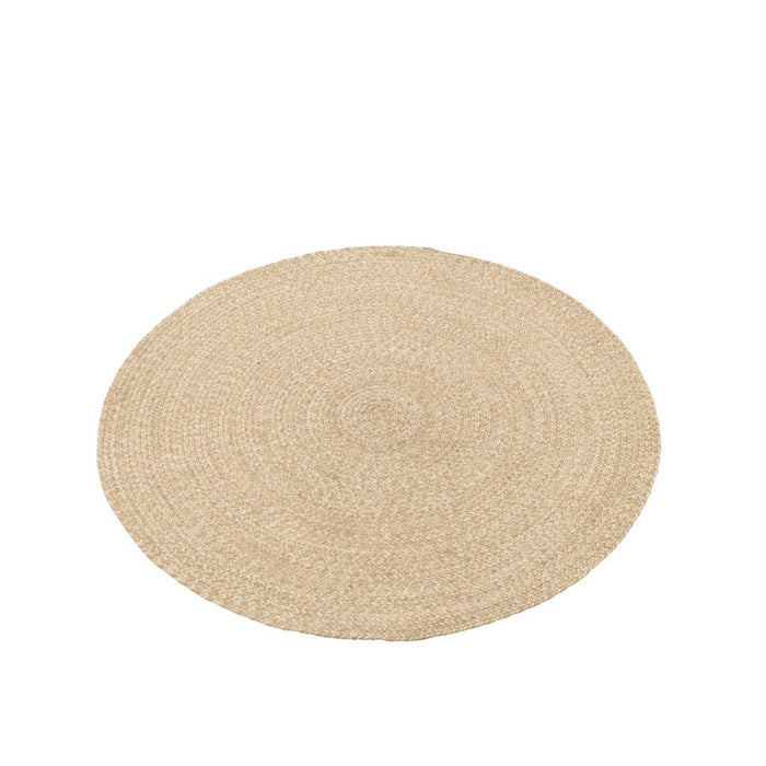 Carpet Miami Outdoor Poly Natural/White Medium-Ronde vloerkleden-J-Line