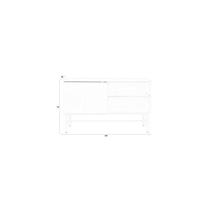 Cayo Dressoir Hoog 75x40x124-Dressoirs-Creating Home