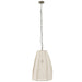 Ceiling Lamp Pear Linen/Iron White Large-Hanglampen-J-Line